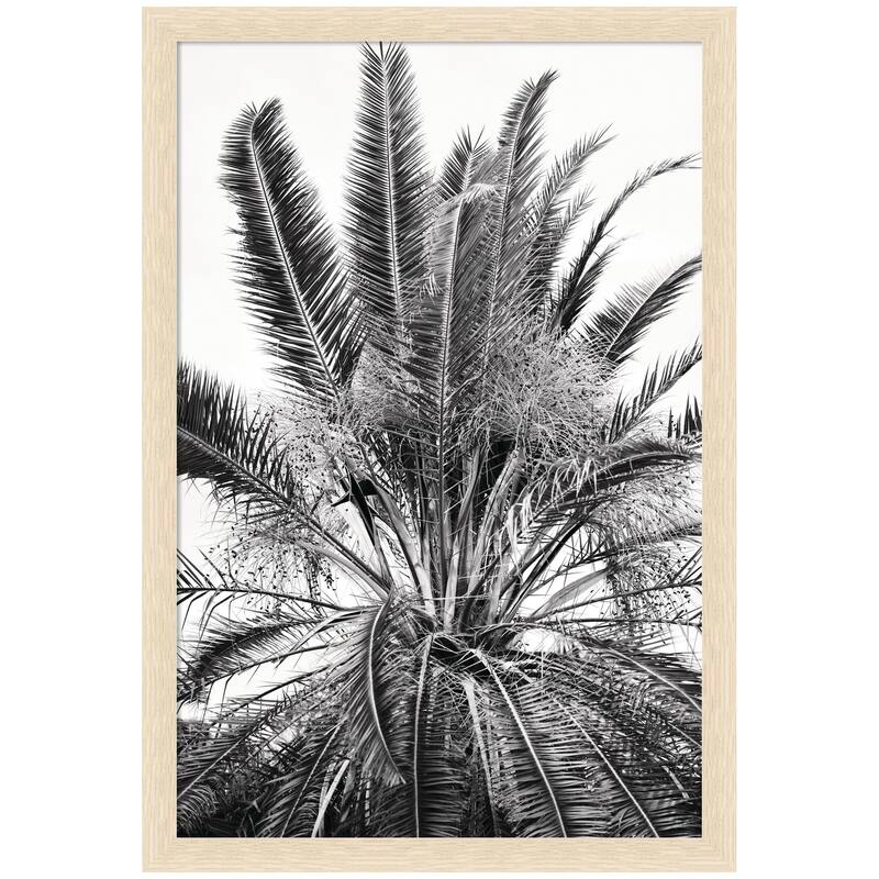 Kate and Laurel No 15 by Alicia Bock Framed Wall Art Print - 18 x 26 - Natural