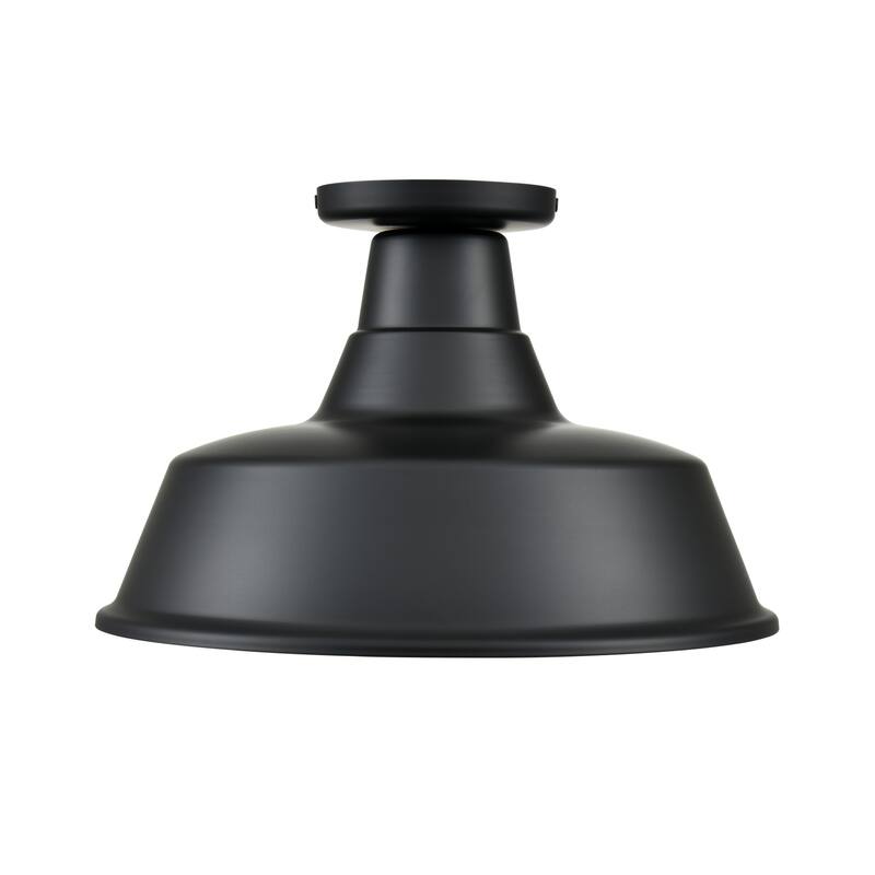 Millennium Lighting RCLWF14 R Series 14" Wide Semi-Flush Ceiling - Satin Black