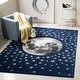 preview thumbnail 5 of 60, SAFAVIEH Carousel Kids Aine Moon Rug Navy/Grey - 2' x 3'