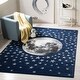 preview thumbnail 30 of 61, SAFAVIEH Carousel Kids Atsumi Moon Rug 2' x 3' - Navy/Grey