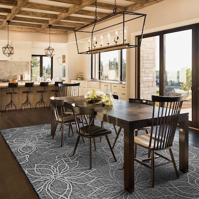 Grace Rosette Indoor/ Outdoor Area Rug