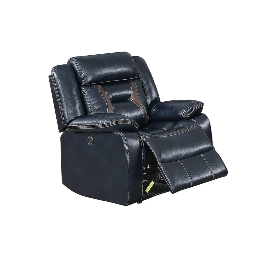 Gel Leatherette Power Recliner