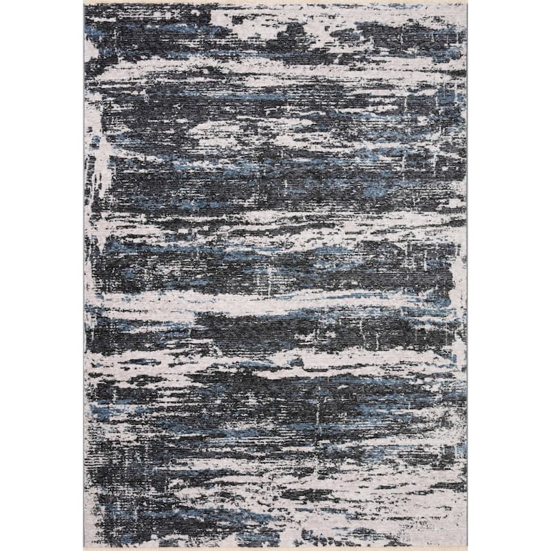 Alexander Home Rain Marble Abstract Area Rug - 11' 6" x 15' 7" - Runner/Rectangle