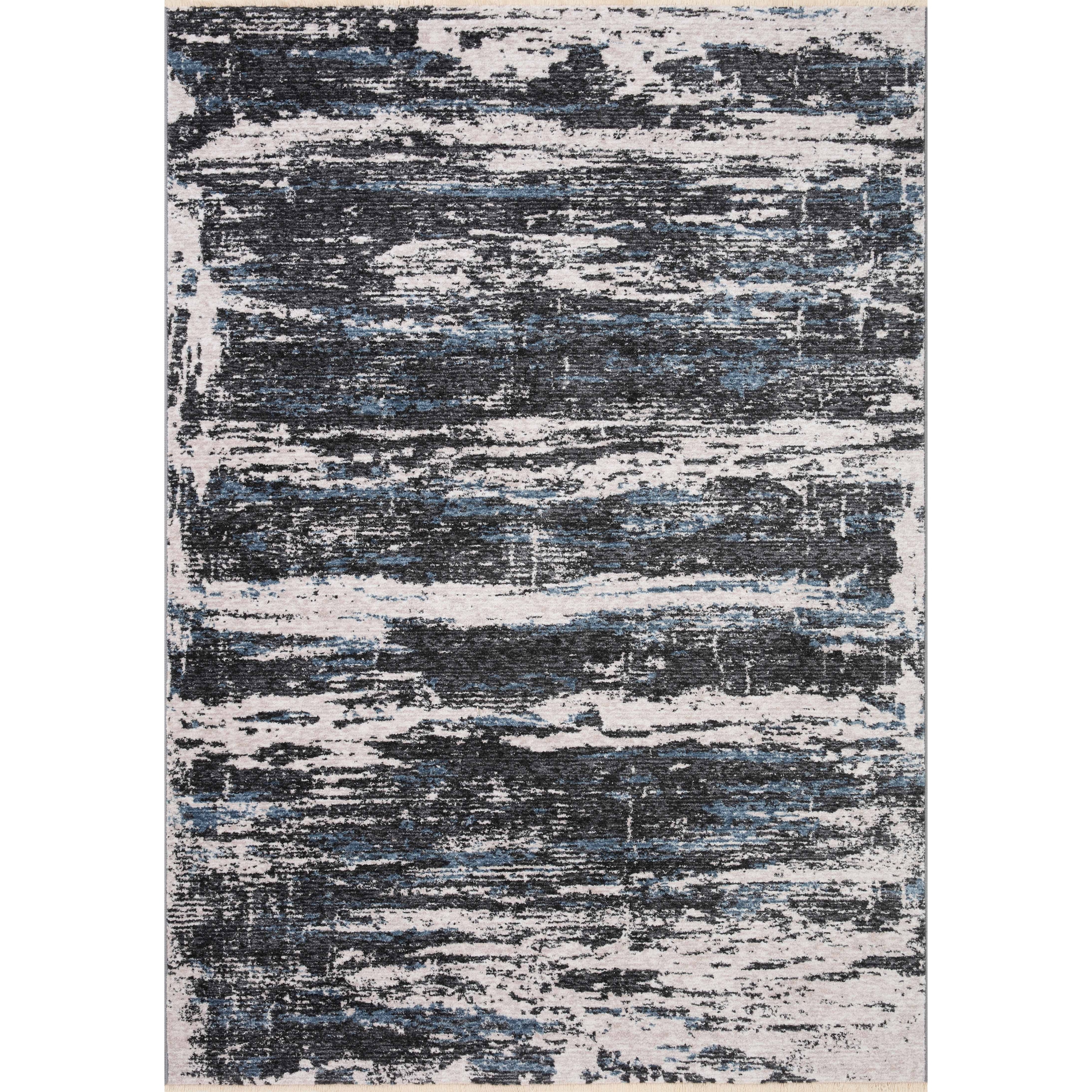 Alexander Home Rain Marble Abstract Area Rug