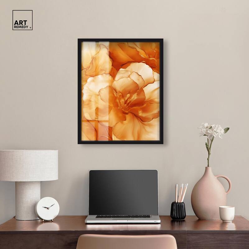 Sunlit Bloom I Shadowbox by Art Remedy