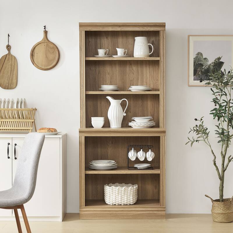 Halston 72.5" Tall Modular Bookcases Bookshelves 5-Tier Display Shelves Organizer and Storage