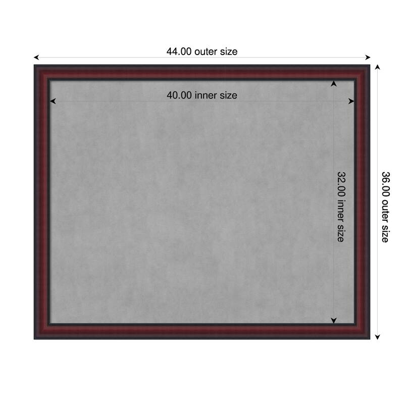 Amanti Art Dalat Black Framed - 44 x 36 in - Dalat Cherry