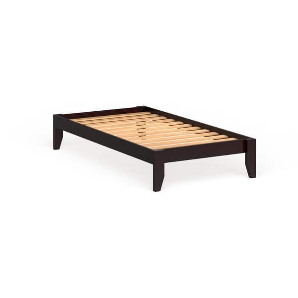 Scandinavia Twin Size Solid Bamboo Wood Platform Bed Overstock 20469413 Make it a little easier with scandinavia's own peace treaty for the bedroom: scandinavia twin size solid bamboo wood