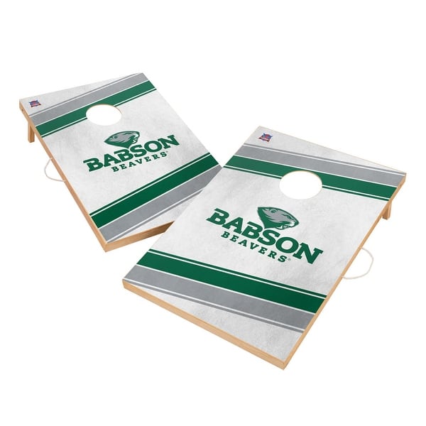 slide 2 of 5, Babson Beavers Regulation 2x4 Cornhole Set