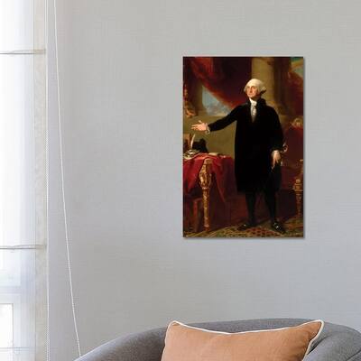 iCanvas "Restored Lansdowne Portrait Of President George Washington" by John Parrot Canvas Print