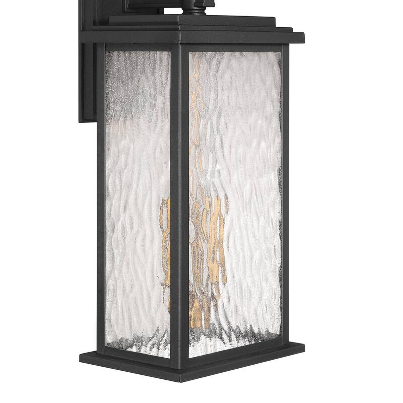 Artcraft Estate 2-Light Outdoor Wall Sconce - Black with Brass Accent