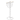 Silver 9 Branch Thin Pipe Hanukkah Menorah, Metal-Aluminum