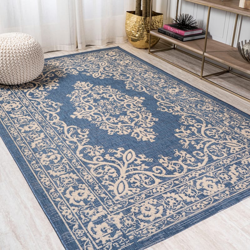 JONATHAN Y Tuscany Filigree Indoor/Outdoor Area Rug