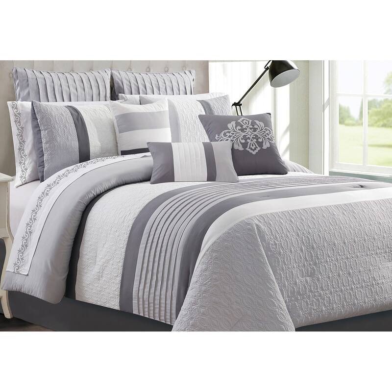 Comforter Set 7 Piece Wov Queen Kane