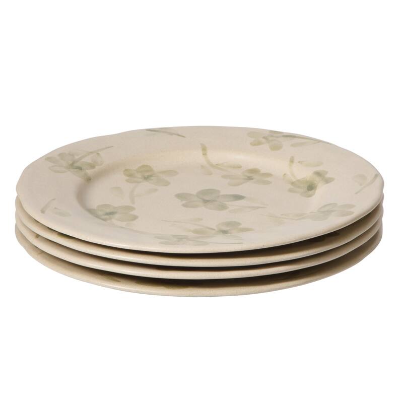 Bloomhouse - 2 Time Oprah's Favorite Things Made in Portugal Porto Petals Floral Hand Painted 10.8 Inch Dinner Plates Set
