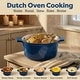 preview thumbnail 12 of 40, Gotham Steel 5QT Dutch Oven Ceramic Nonstick Lightweight Self Basting Lid