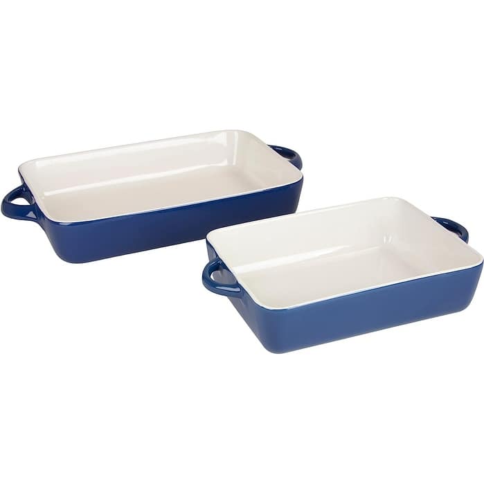 10 Strawberry Street Sienna Rectangle 12" and 9.5" Bakeware Set