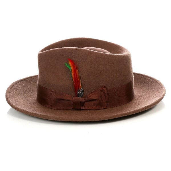 men's crushable fedora hats