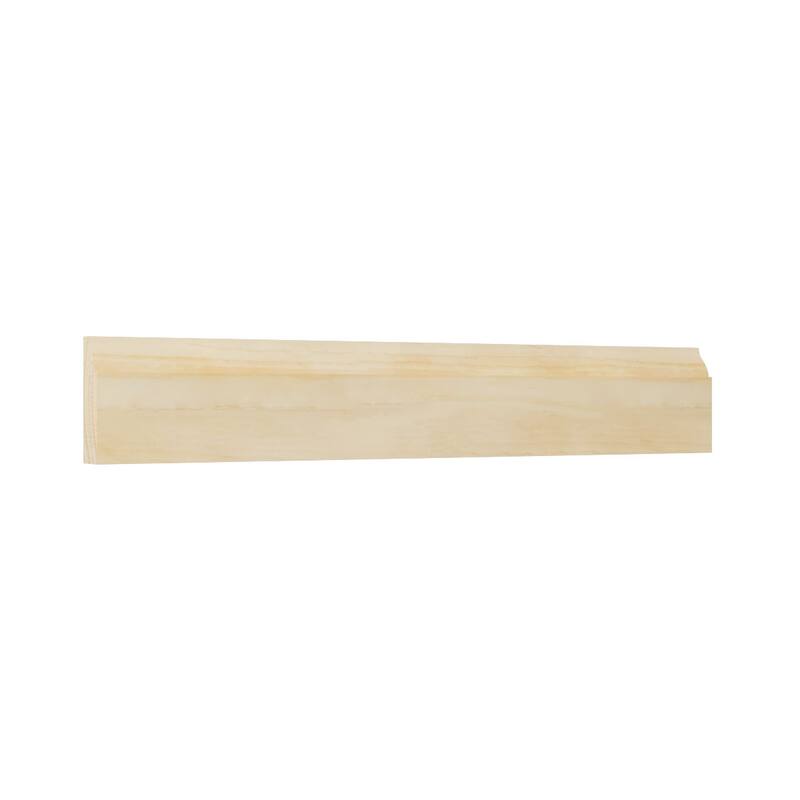 WM947: 3/8-in D x 1-1/4-in W x 96-in L Americraft Solid Hardwood Stain Grade Colonial Stop Moulding