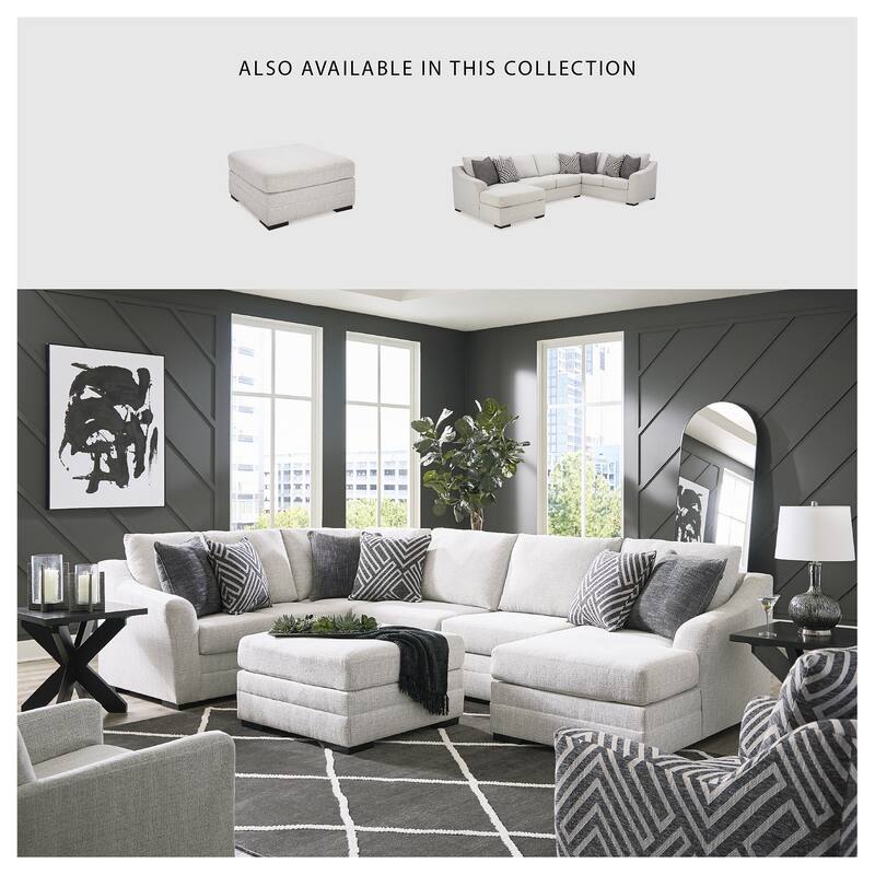 Signature Design by Ashley Koralynn Beige 3-Piece Sectional with Chaise