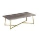 preview thumbnail 1 of 12, Carson Carrington Ystadium Rectangle Coffee Table Includes Hardware - 3 and 4 Legs - Powder Coated - Metal - Coffee Tables - Table - MDF/Metal - Assembly Required - Modern & Contemporary - Rectangular - MDF