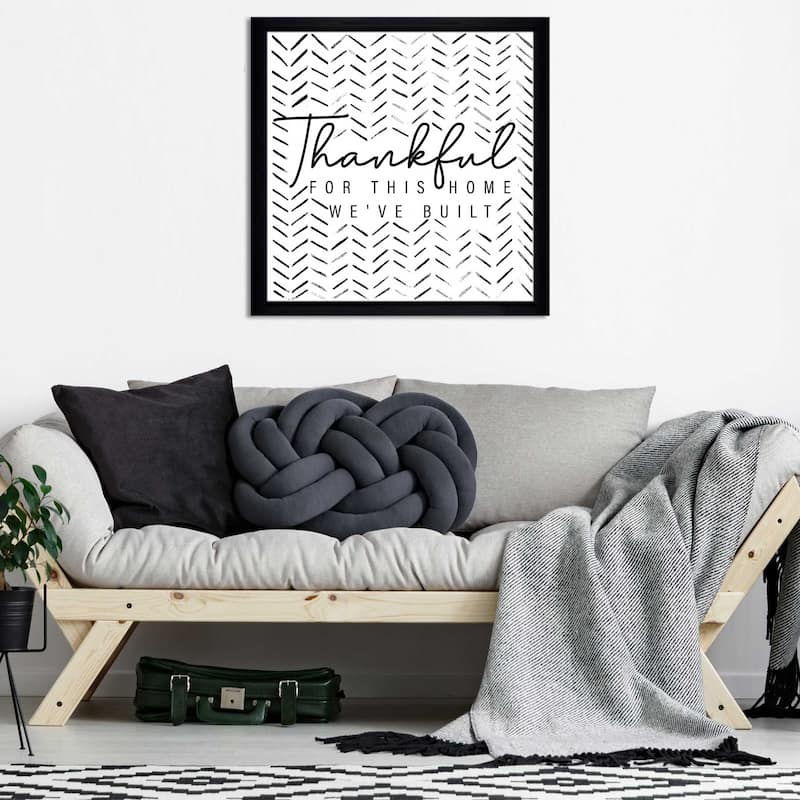 "Thankful For This Home" Print on Acrylic.