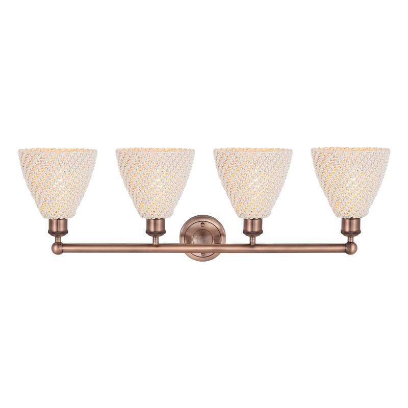 Innovations Lighting Endless Possibilities Edison - Bristol Natural - 4 Light 35" Bath Vanity Light