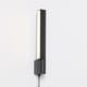preview thumbnail 2 of 5, Ma'or - Matte Black Modern Integrated LED Wall Sconce with Rotatable Light, 3000K, 620 Lumens - 18.29" x 2.26"