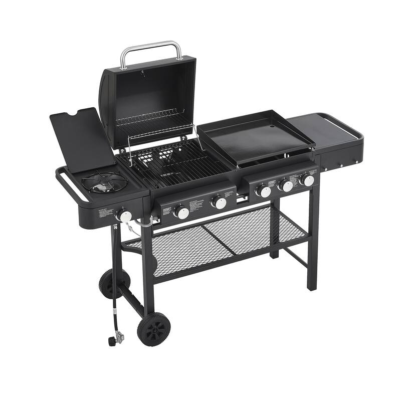 GDF Studio - Firecrest Pro All-in-One Propane Gas Grill with Griddle