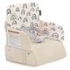preview thumbnail 1 of 17, Evolur Snug Packsack 2-in-1 Portable Booster Seat and Travel Bag Rainbow Grey
