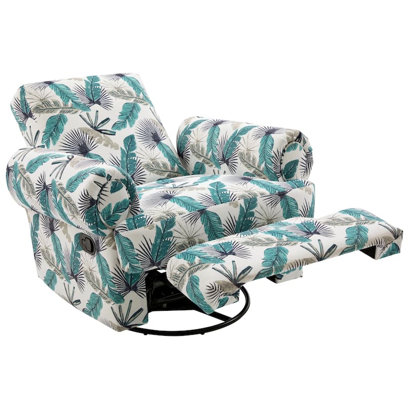 Christopher Knight Home - Thorne Chenille Swivel Recliner Rocker Chair with Adjustable Backrest