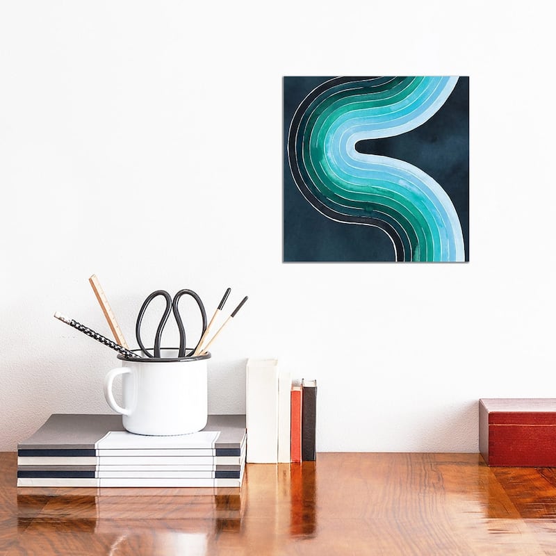 iCanvas "Mid Century Current II" by Grace Popp Canvas Print - 12x12x0.75