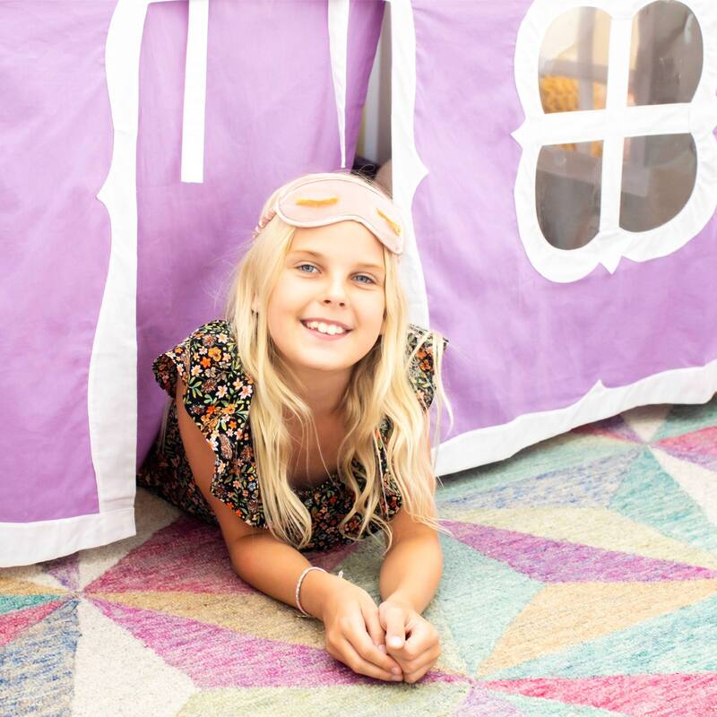 Max and Lily Twin over Twin Low Bunk with Curtains