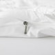 preview thumbnail 8 of 9, Tufted Clipped Jacquard Geometric Oversized Duvet Cover & Pillowcase Set