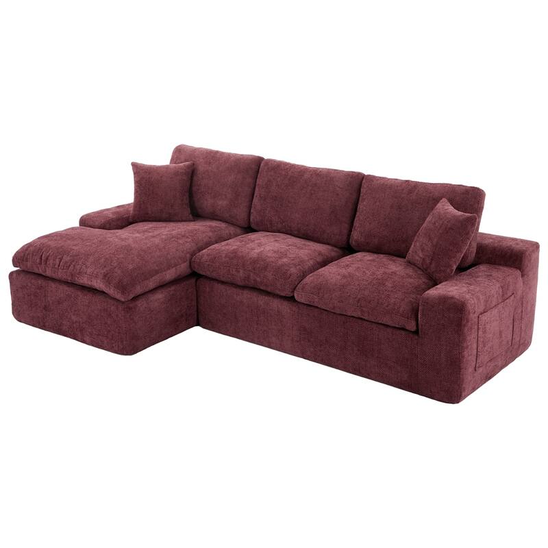 Cloud Sectional Sofa 107.9" Upholstered Sofa Couch