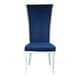 preview thumbnail 5 of 14, Somette Contemporary Tall Roll Back Side Chair, Set of 2 - N/A