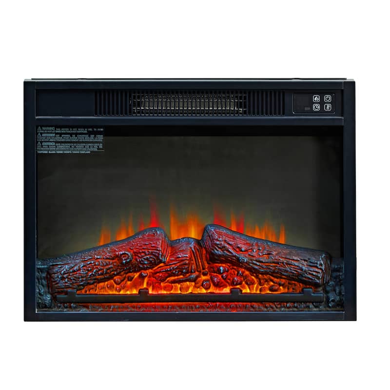 23" Electric Fireplace - Black