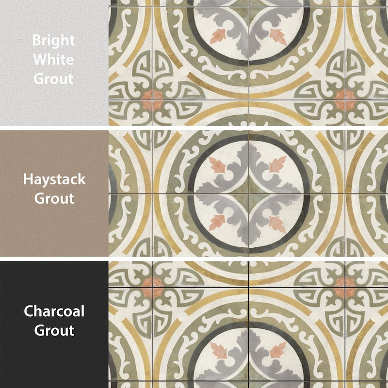 Merola Tile Kings Barna Gracia 17-5/8" x 17-5/8" Ceramic Floor and Wall Tile