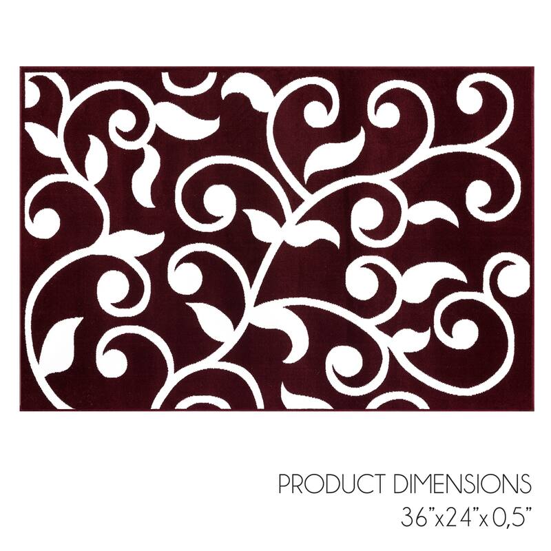 SUSSEXHOME Area Rugs Modern Desing for Living Room