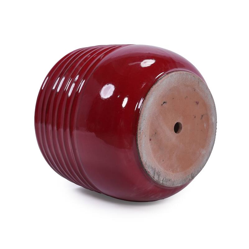 Indoor-Outdoor Handmade Ceramic Planter Set for Succulents and Cacti