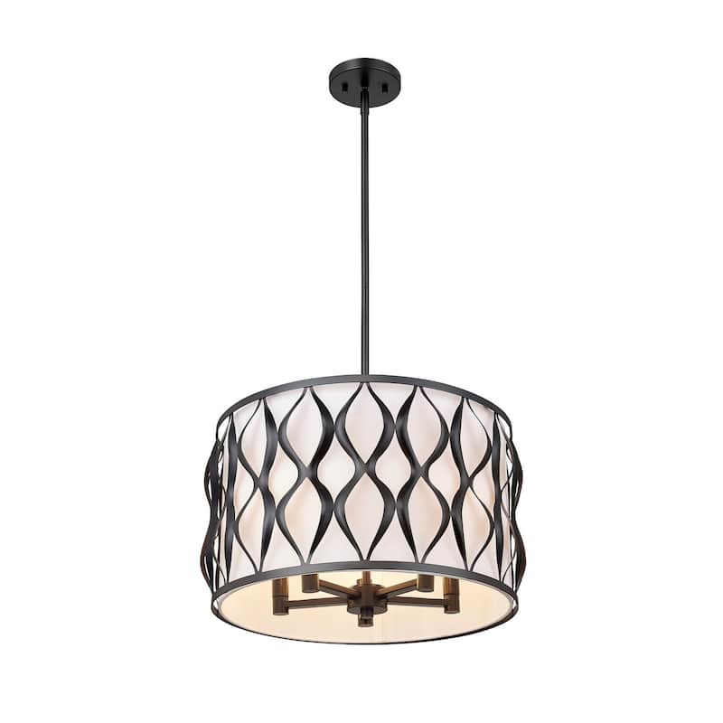 Z-Lite 1948P18 Harden 5 Light 19" Wide Pendant