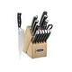 preview thumbnail 2 of 0, Cuisinart C77BTR-15P Triple Rivet Collection 15-Piece Cutlery Block Set, Black