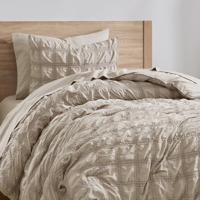 Empyrean Modern Comforter Seer Sucker