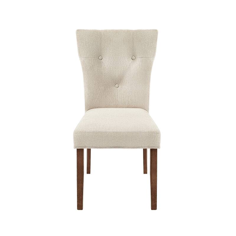 Chastin Farmhouse Rubberwood Upholstered Dining Chair (set of 2) by Christopher Knight Home
