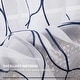 preview thumbnail 39 of 53, Deconovo Rod Pocket Pattern Sheer Curtains for Living Room Pair (2 Panels)