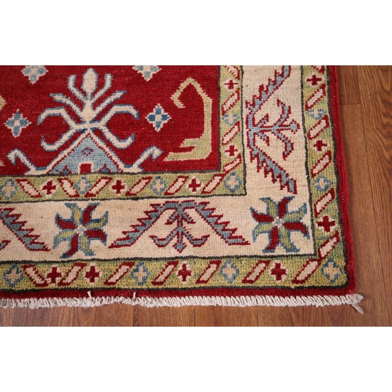 Kazak Oriental Runner Rug Handmade Wool Carpet - 2'8" x 10'0"