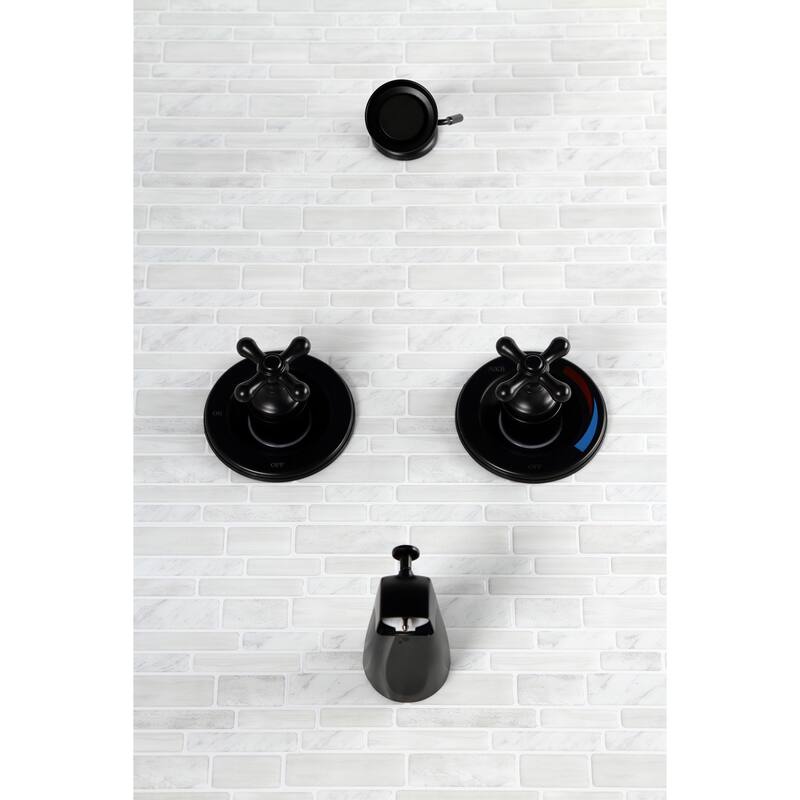 Kingston Brass Vintage Pressure Balanced Two-Handle Tub and Shower Faucet