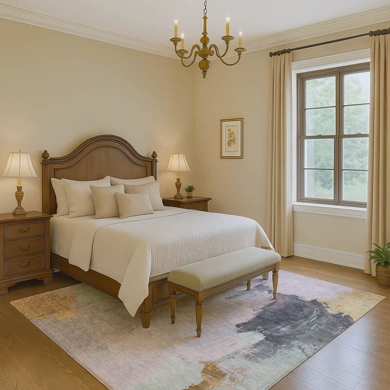 Premium Washable Super Soft Abstract Modern Mayfield Rug