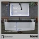 preview thumbnail 25 of 57, Karran QT-812 Top Mount 33 in. Large Single Bowl Quartz Kitchen Sink Kit
