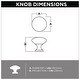 preview thumbnail 7 of 9, Liberty Hardware Builder's Program 1-1/4 Inch Mushroom Cabinet Knob